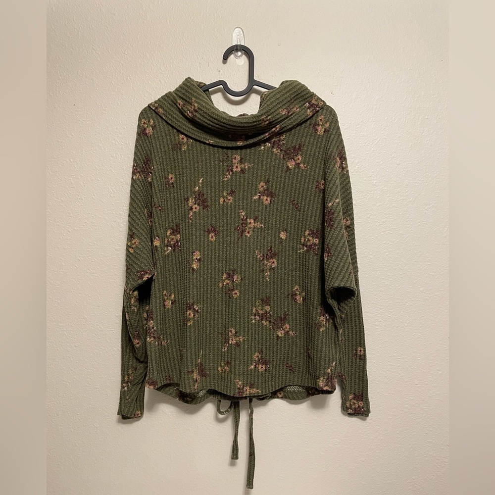 Maurice’s Ditsy Floral Cowl Neck Pullover